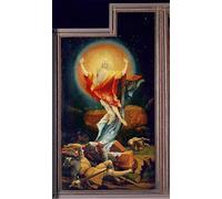 POSTERIIk Vintage Portrait Tableaux Art décor La résurrection du Christ du retable d'Issenheim de Matthias Grünewald Affiches imprimées Pour la Décoration du Salon 60x90cm