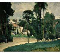 POSTERIIk Vintage Portrait Tableaux Art décor la route de Pontoise de Paul Cézanne Affiches imprimées Pour la Décoration du Salon 60x90cm