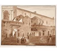 POSTERIIk Vintage Portrait Tableaux Art décor le Cloître de Latran d'Agostino Tofanelli Affiches imprimées Pour la Décoration du Salon 60x90cm