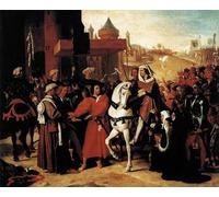POSTERIIk Vintage Portrait Tableaux Art décor l'Entrée du futur Charles V par Jean Auguste Ingres Affiches imprimées Pour la Décoration du Salon 60x90cm