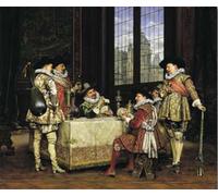 POSTERIIk Vintage Portrait Tableaux Art décor les Cartes Adolphe Alexandre Lesrel Affiches imprimées Pour la Décoration Murale 60x90cm