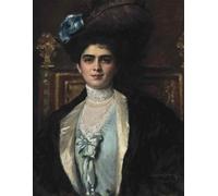 POSTERIIk Vintage Portrait Tableaux Art décor Madame Lafourcade N'e Cortira A' La Havane par Carolus-duran Affiches imprimées Pour la Décoration du Salon 60x90cm