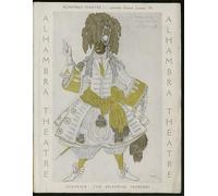 POSTERIIk Vintage Portrait Tableaux Art décor Page de titre du programme souvenir des Ballets Russes de Leon Bakst Affiches imprimées Pour la Décoration de Bureau 60x90cm