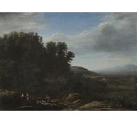 POSTERIIk Vintage Portrait Tableaux Art décor Paysage d'Italie par Claude Lorrain Affiches imprimées Pour la Décoration Murale 60x90cm