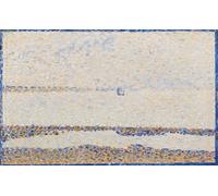 POSTERIIk Vintage Portrait Tableaux Art décor Plage à Gravelines par Georges Pierre Seurat Affiches imprimées Pour la Décoration Murale 60x90cm