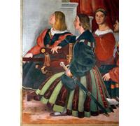 POSTERIIk Vintage Portrait Tableaux Art décor Porteurs pontificaux Détail de la messe à Bolsena Salle d'Héliodore par Raphaël Affiches imprimées Pour la Décoration Murale 60x90cm
