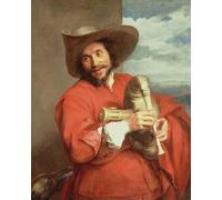 POSTERIIk Vintage Portrait Tableaux Art décor Portrait de François Langlois par Anthony Van Dyck Affiches imprimées Pour la Décoration de Bureau 60x90cm