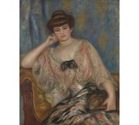 POSTERIIk Vintage Portrait Tableaux Art décor Portrait de Misia Godebska Sert par Pierre Auguste Renoir Affiches imprimées Pour la Décoration du Salon 60x90cm