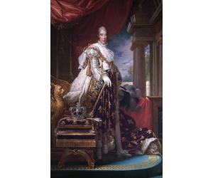 POSTERIIk Vintage Portrait Tableaux Art décor Portrait du roi Charles X de France dans sa robe de sacre par Pascal Simon Gerard Affiches imprimées Pour la Décoration du Salon 60x90cm