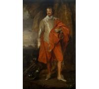 POSTERIIk Vintage Portrait Tableaux Art décor Robert Rich deuxième comte de Warwick parVan Dyck Affiches imprimées Pour la Décoration du Salon 60x90cm