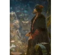 POSTERIIk Vintage Portrait Tableaux Art décor Sadko dans le royaume sous-marin par Ilya Efimovich Repin Affiches imprimées Pour la Décoration Murale 60x90cm