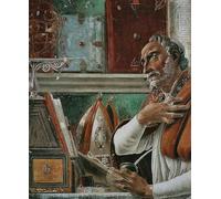 POSTERIIk Vintage Portrait Tableaux Art décor Saint Augustin de Sandro Botticelli Affiches imprimées Pour la Décoration de Bureau 60x90cm