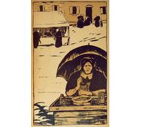 POSTERIIk Vintage Portrait Tableaux Art décor Vendeurs des quatre saisons en Bretagne par Paul Sérusier Affiches imprimées Pour la Décoration Murale 60x90cm