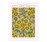 Posterlounge Arts and Crafts - Orchard, Morris & Company Poster de William Morris 13 x 18 cm Jaune Tableaux Décoration murale