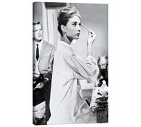 Posterlounge Audrey Hepburn se maquillant Tableau sur toile