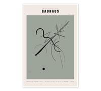 Posterlounge Bauhaus - Point and Line to Surface, 1925 Poster de Wassily Kandinsky 14 x 21 cm Tableaux Décoration murale