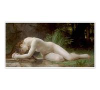 Posterlounge Biblis Poster de William Adolphe Bouguereau 180 x 90 cm Vert Tableaux Décoration murale