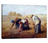 Posterlounge Des glaneuses Tableau sur toile de Jean-François Millet 70 x 50 cm Tableaux Décoration murale