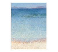 Posterlounge Die Îles d’Or Poster de Henri-Edmond Cross 50 x 70 cm Bleu Tableaux Décoration murale