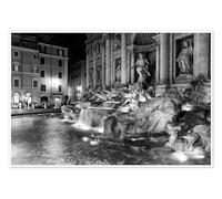 Posterlounge Fontaine de Trevi à Rome Poster