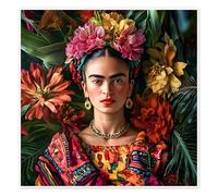 Posterlounge Frida Kahlo floral Poster