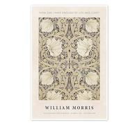 Posterlounge How can I have enough of Life and Love? Poster de William Morris 70 x 100 cm Beige Tableaux Décoration murale