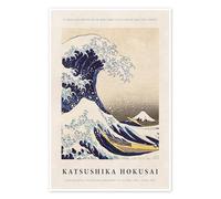 Posterlounge I could have become a real Painter Poster de Katsushika Hokusai 40 x 60 cm Beige Tableaux Décoration murale