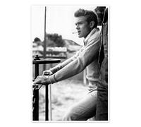 Posterlounge James Dean Poster de Celebrity Collection 40 x 60 cm Noir et blanc Tableaux Décoration murale
