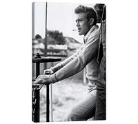 Posterlounge James Dean Tableau sur toile de Celebrity Collection 20 x 30 cm Noir et blanc Tableaux Décoration murale
