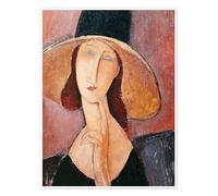 Posterlounge Jeanne Hébuterne au grand chapeau Poster