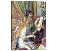 Posterlounge Jeunes Filles au piano, 1892 Tableau sur toile de Pierre-Auguste Renoir 50 x 70 cm Tableaux Décoration murale