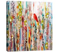 Posterlounge La vie comme un passage Tableau sur toile de Sylvie Demers 40 x 40 cm Déco colorée Tableaux Décoration murale