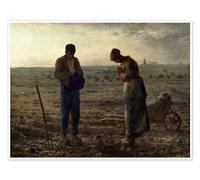 Posterlounge L'Angélus Poster de Jean-François Millet 40 x 30 cm Tableaux Décoration murale