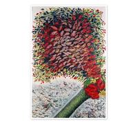 Posterlounge L'arbre rouge Poster de Séraphine Louis 40 x 60 cm Tableaux Décoration murale