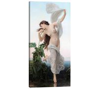 Posterlounge L'Aurore Tableau sur toile de William Adolphe Bouguereau 50 x 100 cm Turquoise Tableaux Décoration murale
