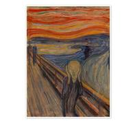 Posterlounge Le Cri, 1893 Poster de Edvard Munch 50 x 70 cm Tableaux Décoration murale