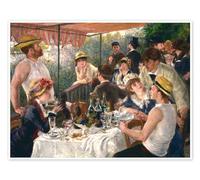 Posterlounge Le Déjeuner des canotiers Poster de Pierre-Auguste Renoir 70 x 50 cm Tableaux Décoration murale