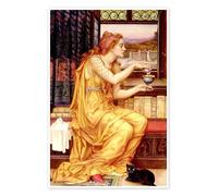 Posterlounge Le philtre d'amour Poster de Evelyn De Morgan 40 x 60 cm Tableaux Décoration murale