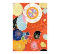 Posterlounge Les Dix plus Grands, n° 3, l'adolescence Poster | 50 x 70 cm de Hilma af Klint Déco colorée Tableaux Décoration murale