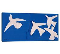 Posterlounge Les oiseaux, Jazz, 1947 Tableau sur toile de Henri Matisse 80 x 40 cm Bleu Tableaux Décoration murale