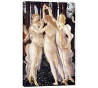 Posterlounge Les Trois Grâces Tableau sur toile de Sandro Botticelli 70 x 100 cm Tableaux Décoration murale