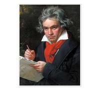 Posterlounge Ludwig van Beethoven Poster | 13 x 18 cm de Joseph Karl Stieler Tableaux Décoration murale