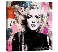 Posterlounge Marilyn Monroe II Tableau sur toile | 30 x 30 cm de Michiel Folkers Tableaux Décoration murale