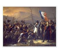 Posterlounge Napoléon au retour de l'île d'Elbe Poster | 70 x 50 cm de Vasily Ivanovich Sternberg Tableaux Décoration murale