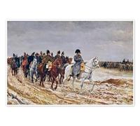 Posterlounge Napoléon en campagne Poster de Jean-Louis Ernest Meissonier 120 x 80 cm Tableaux Décoration murale