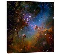 Posterlounge Nébuleuse de l'aigle, image optique Tableau sur toile de Robert Gendler 30 x 30 cm Tableaux Décoration murale