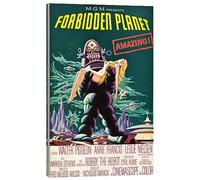 Posterlounge Planète interdite (anglais) Tableau sur toile 20 x 30 cm Tableaux Décoration murale