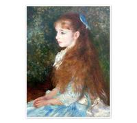 Posterlounge Portrait d'Irène Cahen d'Anvers Poster de Pierre-Auguste Renoir 30 x 40 cm Tableaux Décoration murale