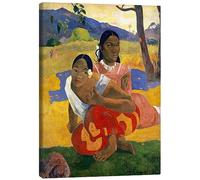 Posterlounge Quand te maries-tu ? Tableau sur toile de Paul Gauguin 70 x 90 cm Tableaux Décoration murale