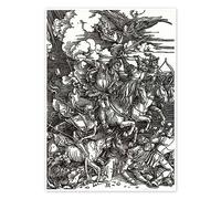 Posterlounge Quatre Cavaliers de l'Apocalypse Poster